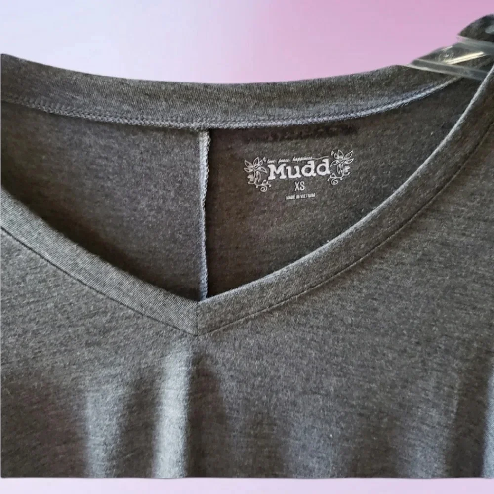 Mudd women blouse dark gray size xs - Picture 5 of 5